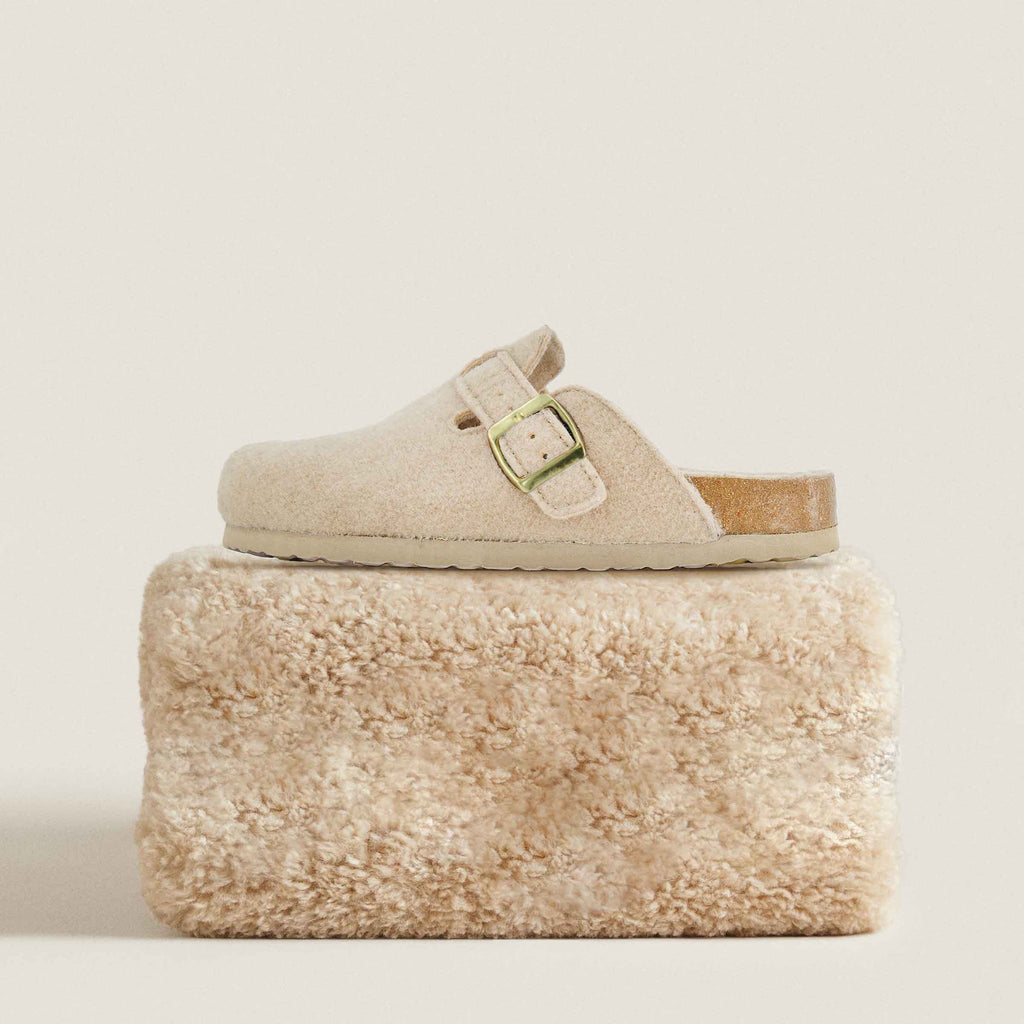 Hana Cork Footbed Clog Wools - sneakers